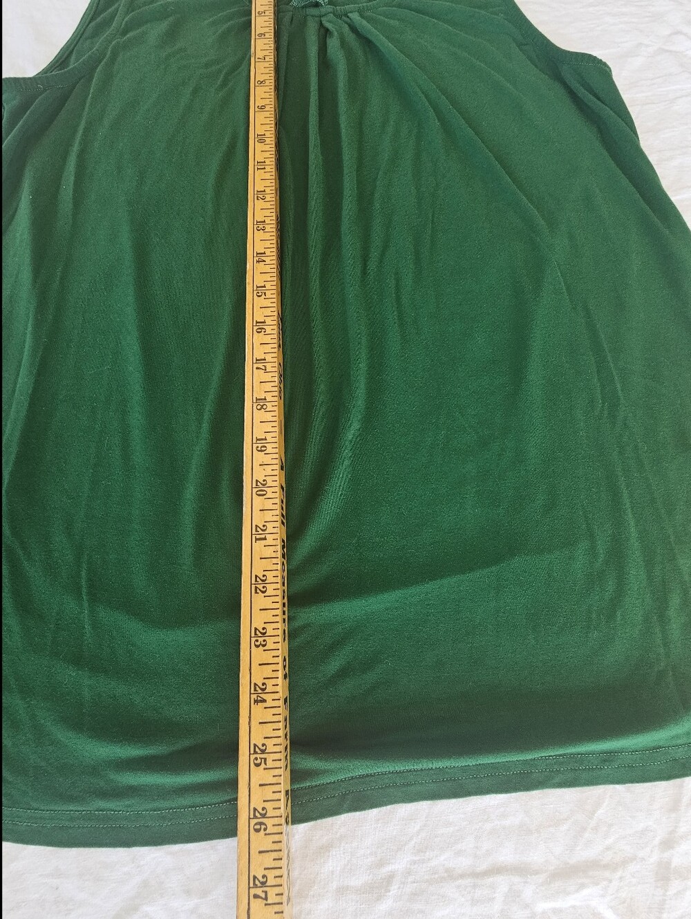 Igenjun Sleeveless Women's Tank Top in Deep Green Size 2XL - Picture 3 of 7